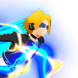 Retrato del Battle Style Denki Kaminari — Lightning