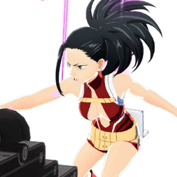 Retrato del Battle Style Momo Yaoyorozu — Original