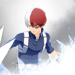 Retrato del Battle Style Shoto Todoroki — Original