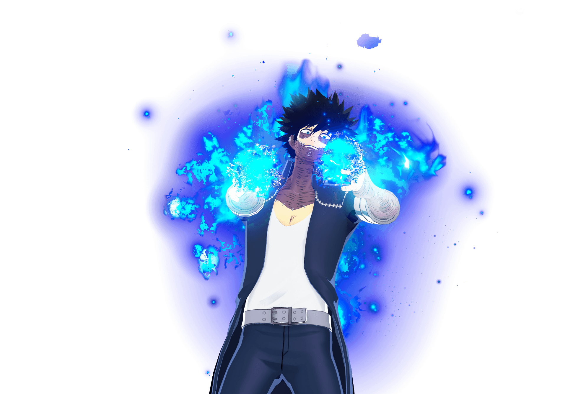 Retrato del Battle Style Dabi — Crazy Torch