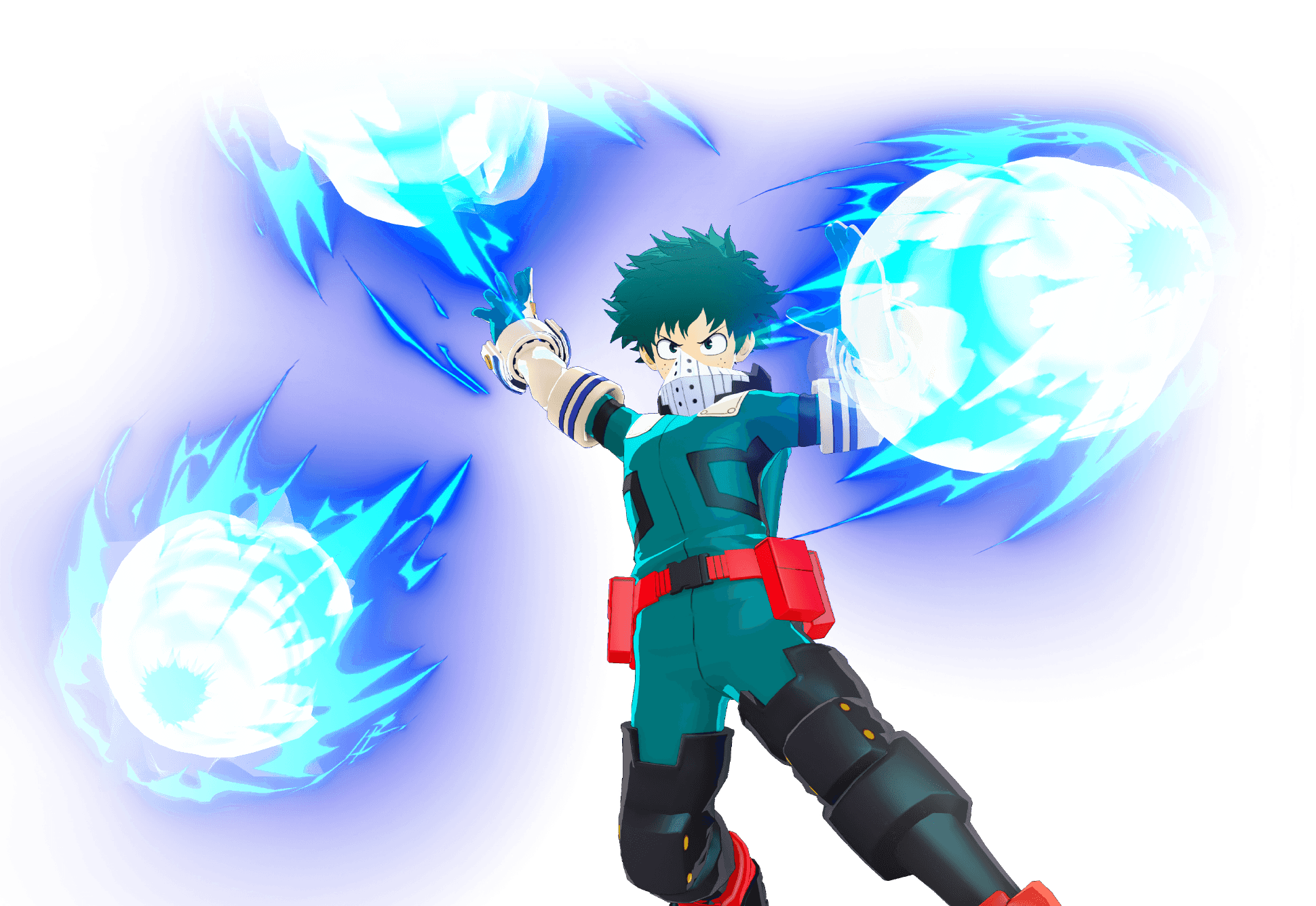 Izuku Midoriya — Full Bullet バトルスタイルのポートレート