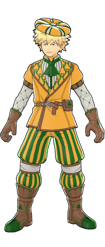 Playing Cards - Spades (Lemongrass) costume artwork