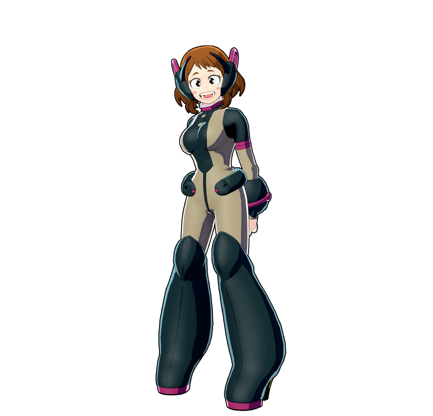 Ilustración del traje Traje de héroe ver. Beta (Combate)