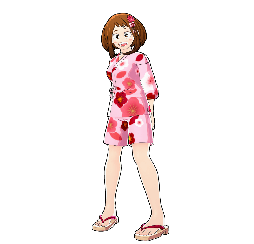 祭り浴衣のコスチュームイラスト