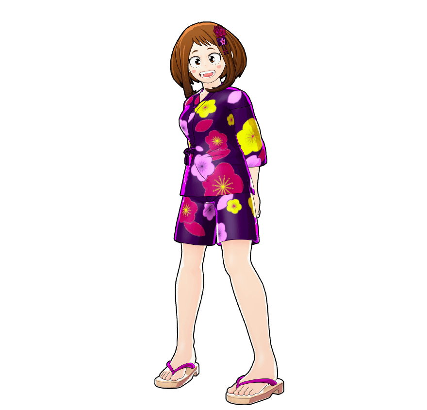 祭り浴衣<ヴィランライク>のコスチュームイラスト