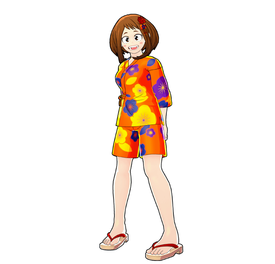 祭り浴衣<ヒート>のコスチュームイラスト