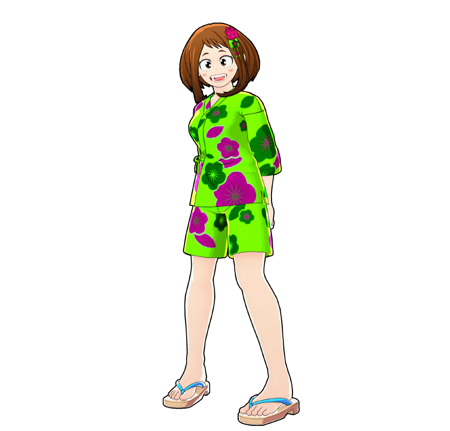 Ilustración del traje Yukata de festival (Peligroso)