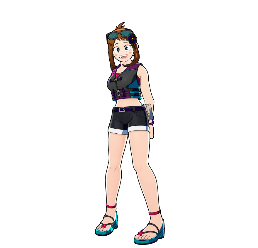夏の余暇<ヴィランライク>のコスチュームイラスト