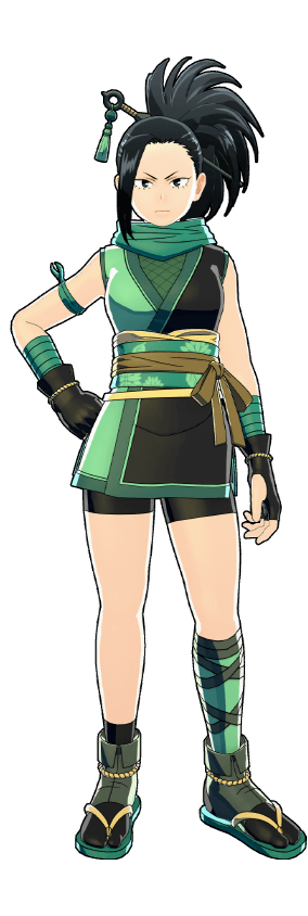 Ilustración del traje Kunoichi (Combate)