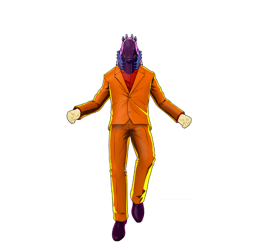 Ilustración del traje Traje de villano (Calor)