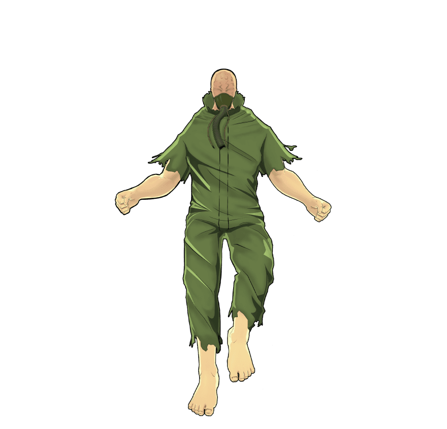 Prison Escape (Combat) costume artwork