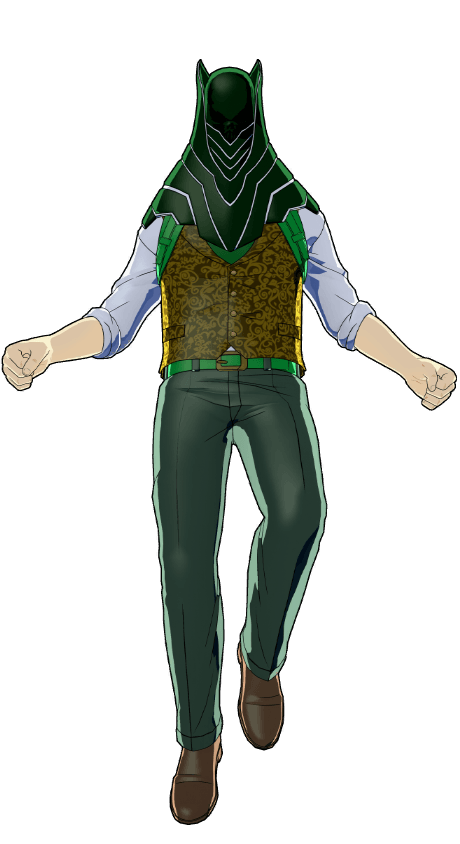 Illustration du costume Costume de vilain masque ver. β (Combat)
