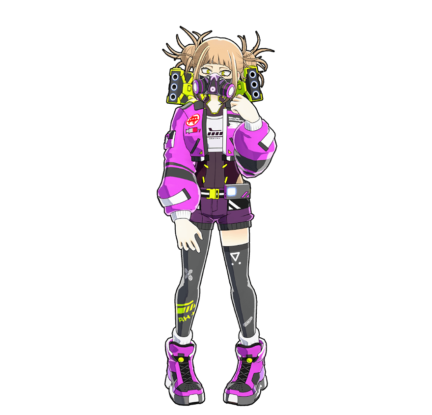 サイバーパンクのコスチュームイラスト
