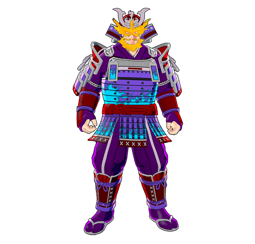 Ilustración del traje General del fuego feroz (Estilo villano)