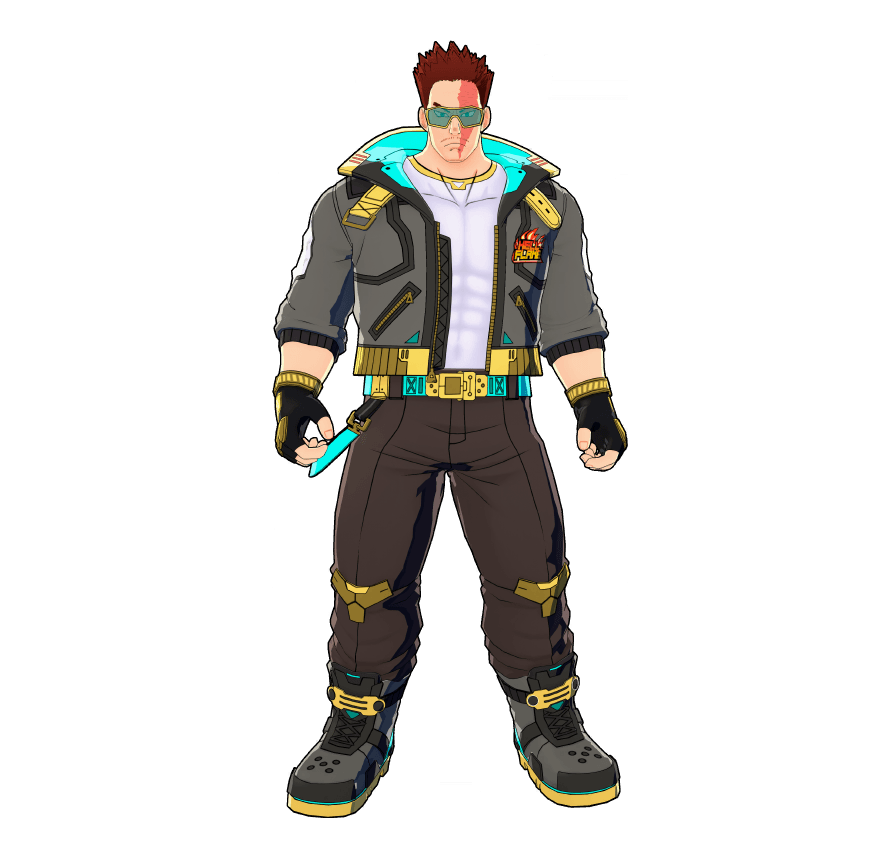 Illustration du costume Tenue de Cyber-héros (Combat)
