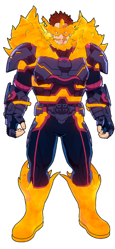 Ilustración del traje Equipo de asistencia Quirk (Peligroso)