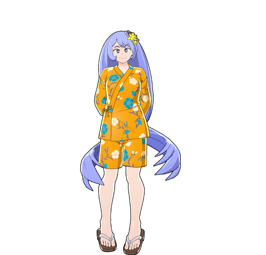 Ilustración del traje Yukata de festival