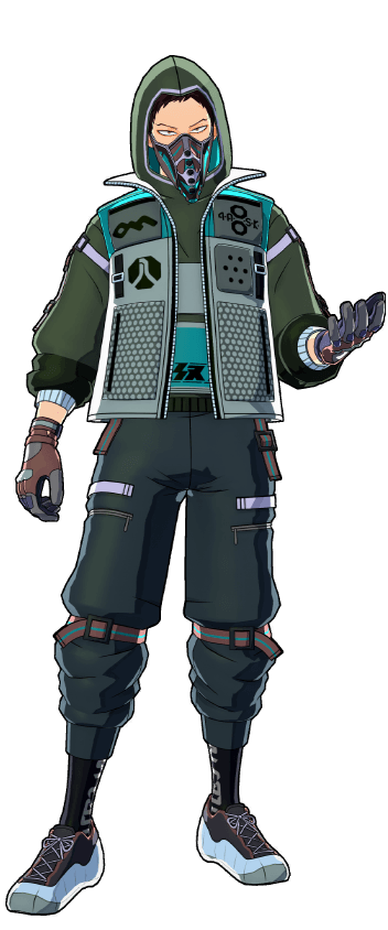 Illustration du costume Cyberpunk (Combat)