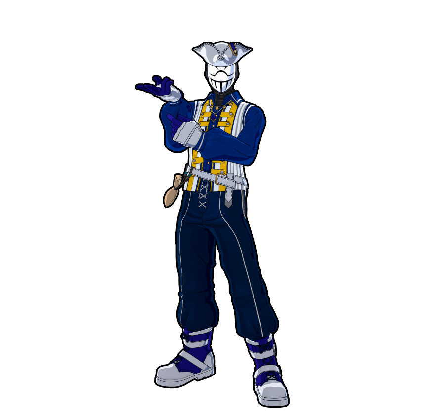 ヴィランパイレーツ<ヒーローライク>のコスチュームイラスト