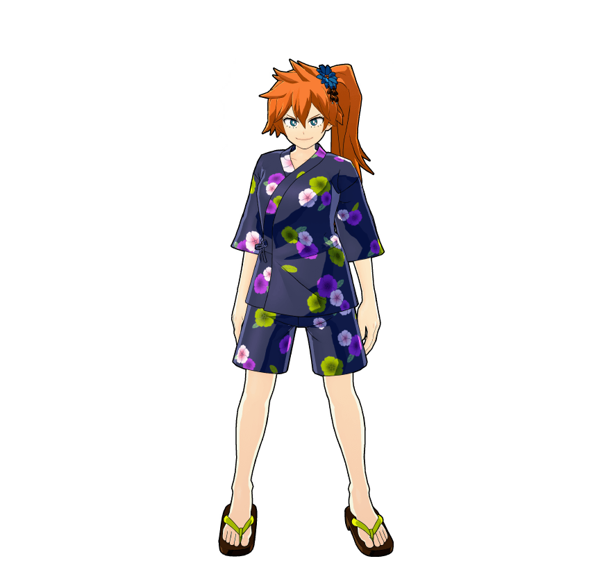 Ilustración del traje Yukata de festival (Combate)