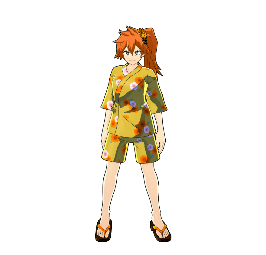 Ilustración del traje Yukata de festival (Peligroso)