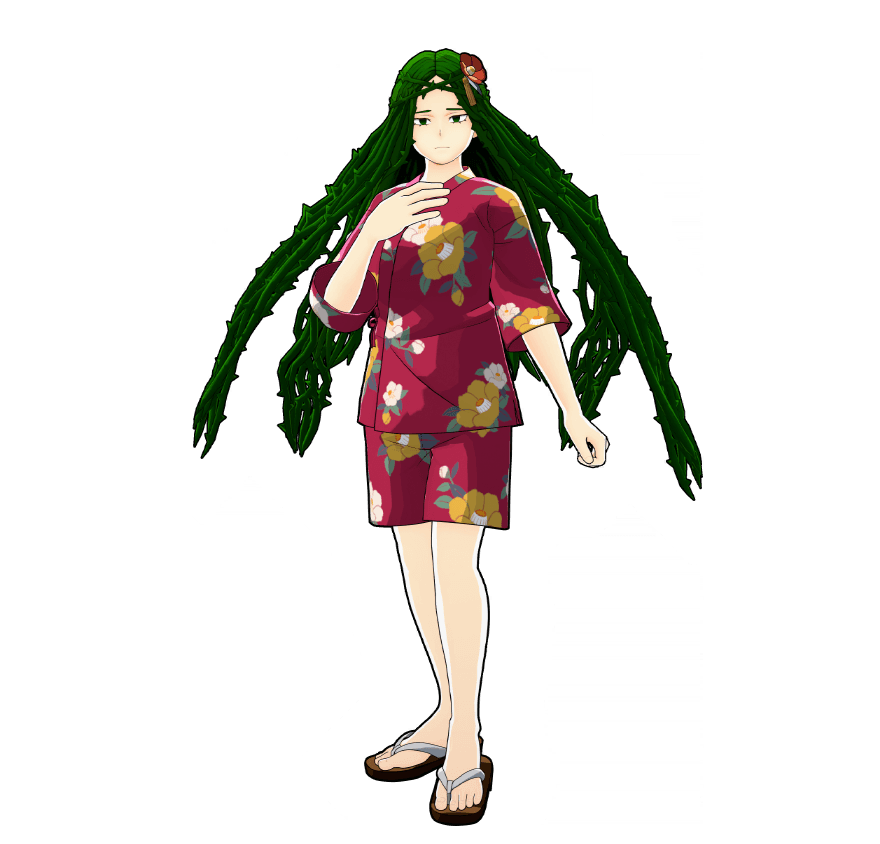 Ilustración del traje Yukata de festival