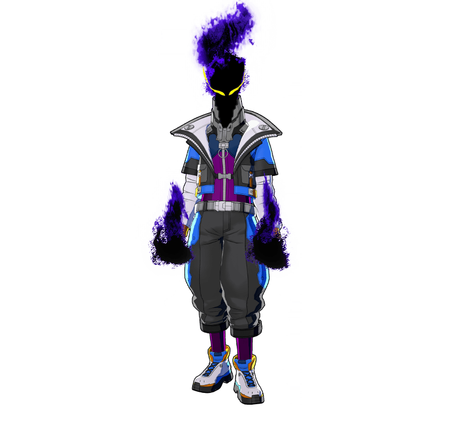 サイバーパンクのコスチュームイラスト