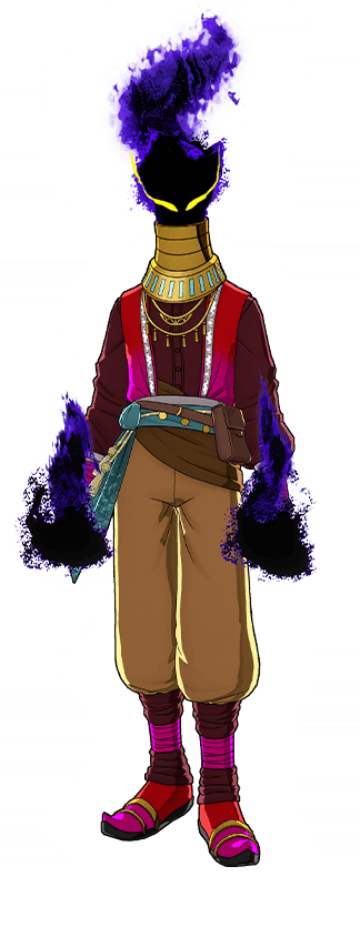 Scorching Sands (Heat) costume artwork