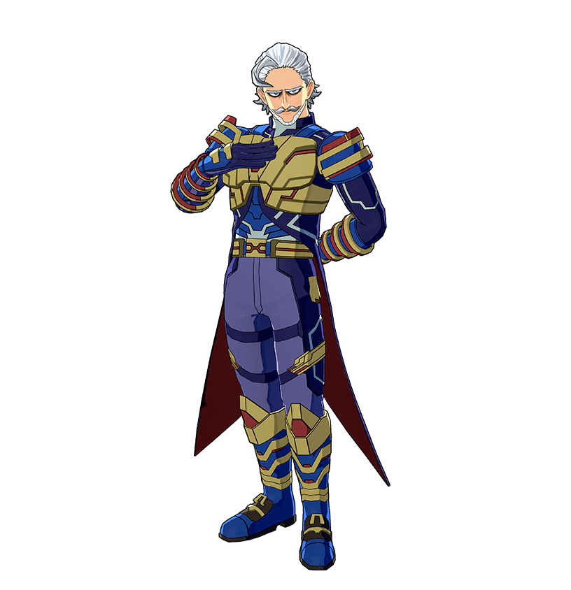 Ilustración del traje Equipo de potenciación Quirk (Estilo héroe)