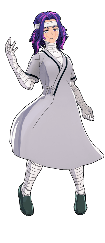 Hospital Gown (Hero Style) costume artwork