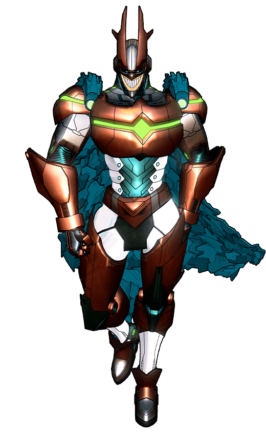 Hero Costume Metallic ver. (Amber Steel) costume artwork