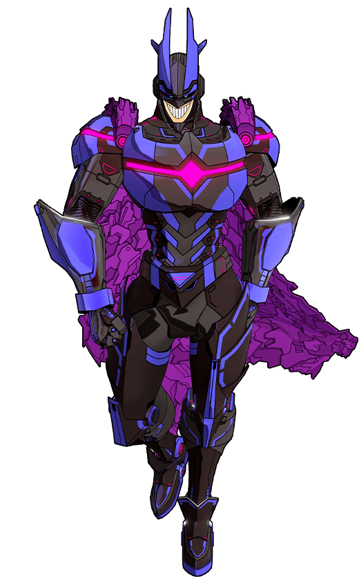 Cyber Hero Costume (Villain Style) costume artwork